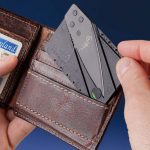 Credit card sized folding knife