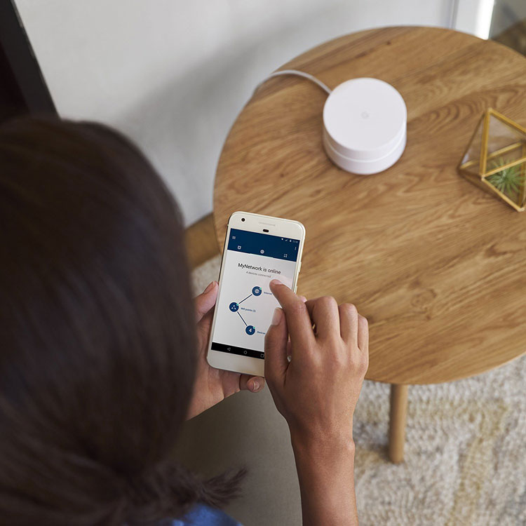 Google WiFi System Integration With Smartphone