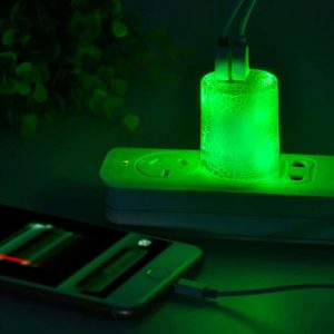 USB Wall Charger That Glows