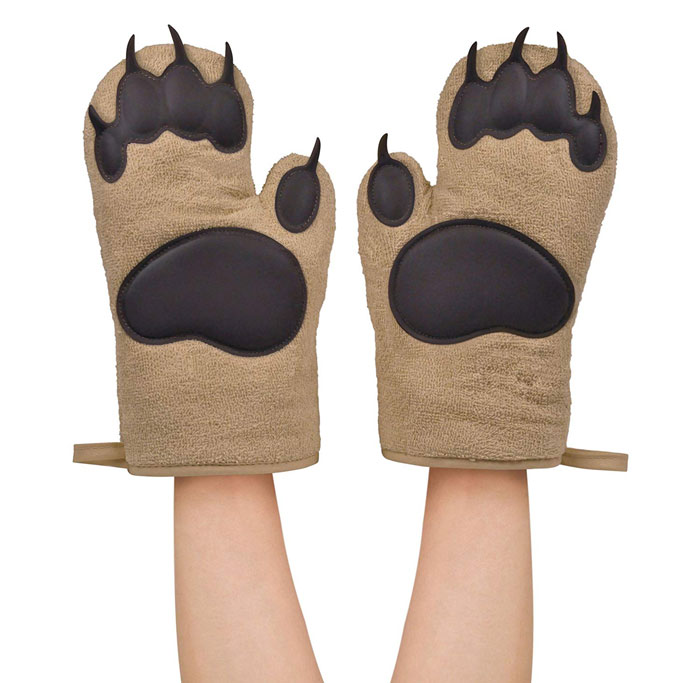 Fred Bear Hands Oven Mitts