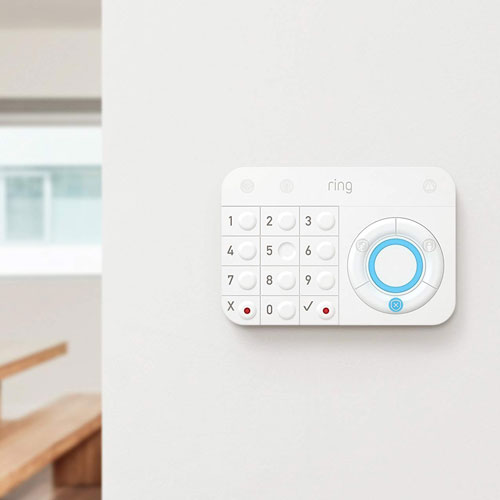Wall mounted pannel of the Ring Smart Home Security System