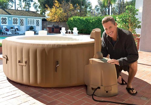 portable inflatable hot tub