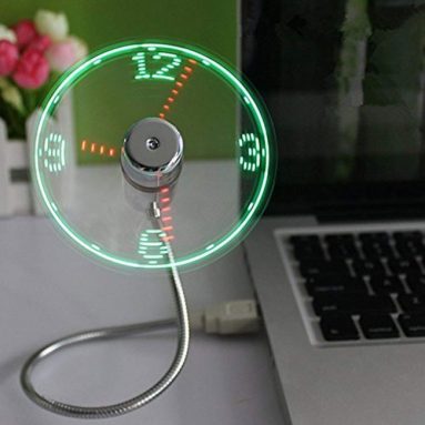 USB LED Clock Fan – Small, But Awesome
