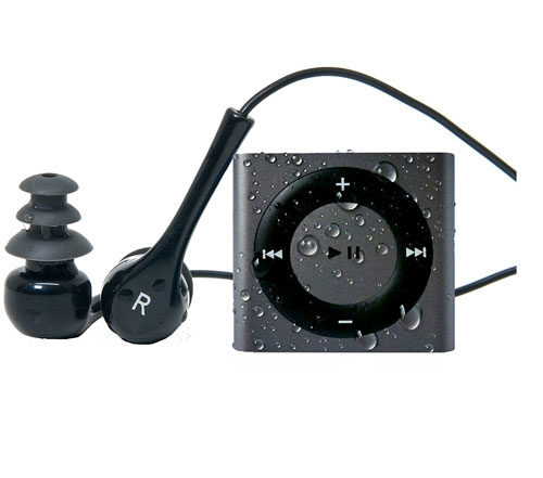 best underwater audio waterproof iPod Shuffle allows you to swim and listen to music